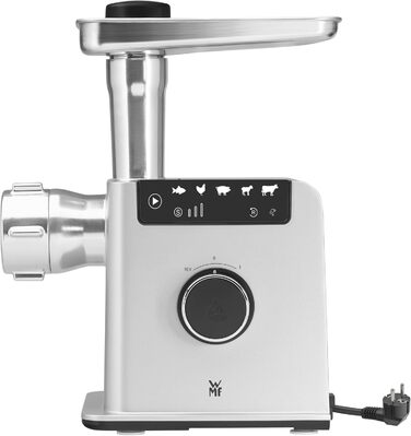 Електрична м’ясорубка WMF Profi Plus 2200Вт з насадками для ковбас, кеббе та печива, 3 диски, реверс