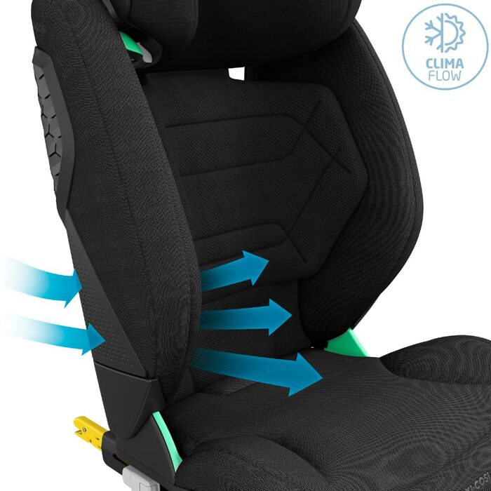 Дитяче автокрісло Maxi-Cosi RodiFix Pro² i-Size (100–150 см, 3.5–12 років), ISOFIX, ClimaFlow, G-CELL, Authentic Black