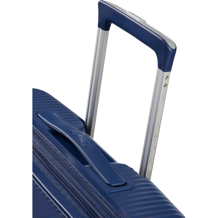 Валіза American Tourister Soundbox Spinner L, розширена, 77 см, 97/110 л, темно-синя (Midnight Navy)