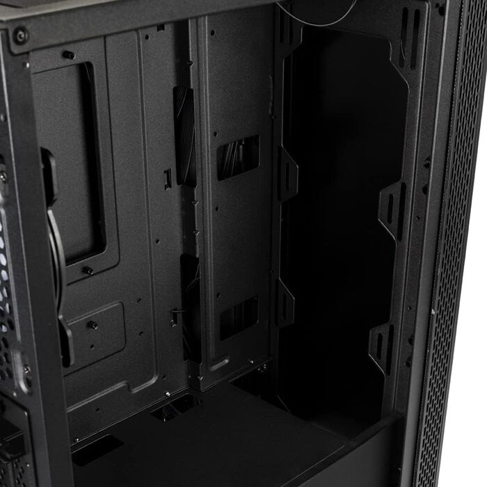 Корпус для ПК Kolink Void Rift Midi Tower з ARGB-підсвіткою, скляна панель, вертикальне встановлення GPU, ігровий, загартоване скло, для ATX