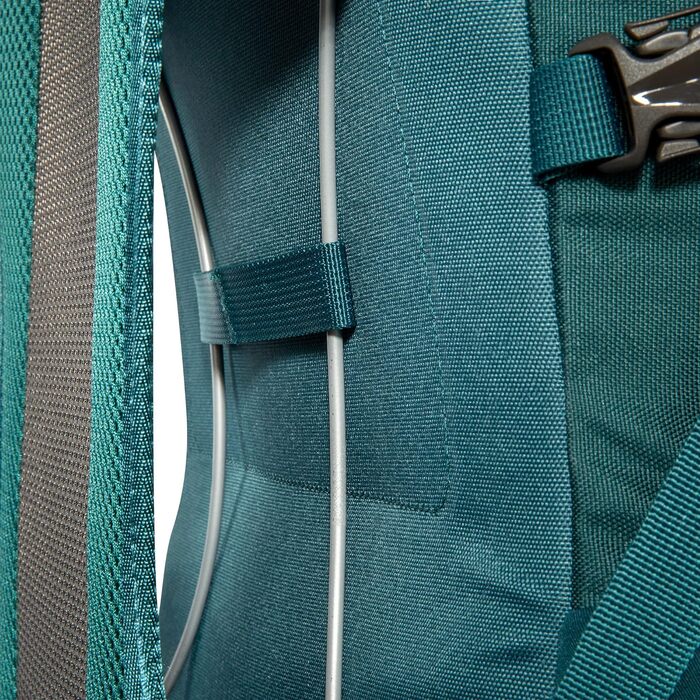 Рюкзак для туризму Tatonka Hike Pack 32 л із вентиляцією спини та дощовиком, легкий і зручний, бірюзово-зелений
