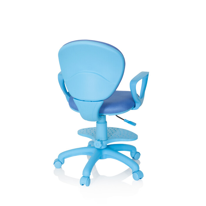 Дитячий стілець / дитячий письмовий стілець KID COLOUR тканина синій hjh OFFICE