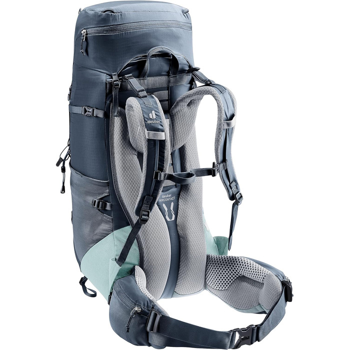 Жіночий трекінговий рюкзак Deuter Aircontact Lite 35+10 SL, легкий, Ink-Jade, 35+10 л