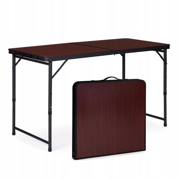 Туристичний стіл Bauerkraft 120 x 60 x 70 см, червоний