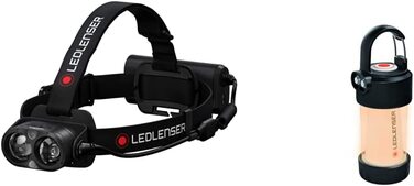 Налобний ліхтар Ledlenser H19R Core 3500 люменів з акумулятором, червоним світлом, водонепроникний IP67 + кемпінговий ліхтар Ledlenser ML4 Warm Light, акумуляторний, 300 люменів, комплект