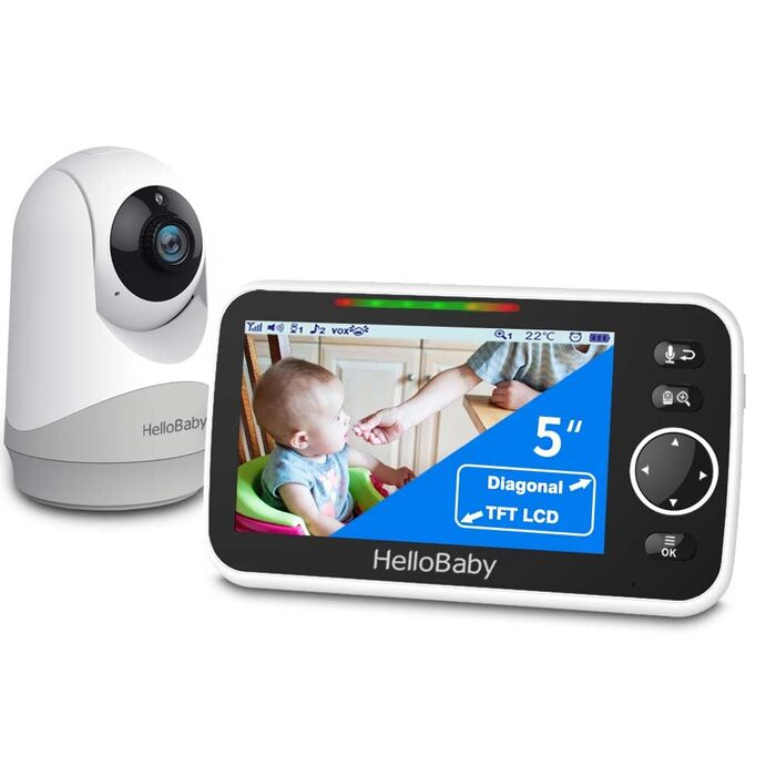 Відеоняня HelloBaby HB6250 з камерою та аудіо, 5