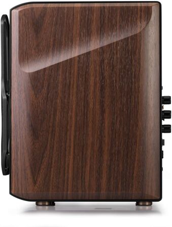 Активні полочні колонки Edifier S2000MKIII 2.0 Bluetooth, 130 Вт, студійні монітори для аудіофілів з оптичним та лінійним входом, дерево