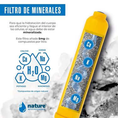 Система зворотного осмосу 6-ступенева Nature Water Professionals 5L з мембраною Vontron 50 GPD, баком та фільтрами