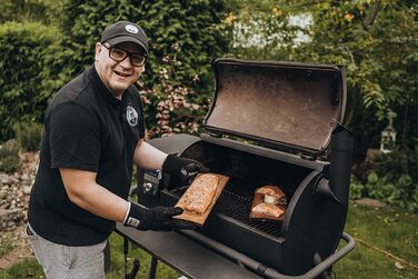 MOESTA-BBQ Дошка для копчення XXL з вільхи, набір 2 шт, багаторазова, без кори, для барбекю та гриля