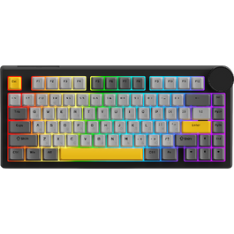 Бездротова механічна клавіатура Ajazz AK820 V2 Coconut Flake Switch (AK820-V2-CF-BGY)