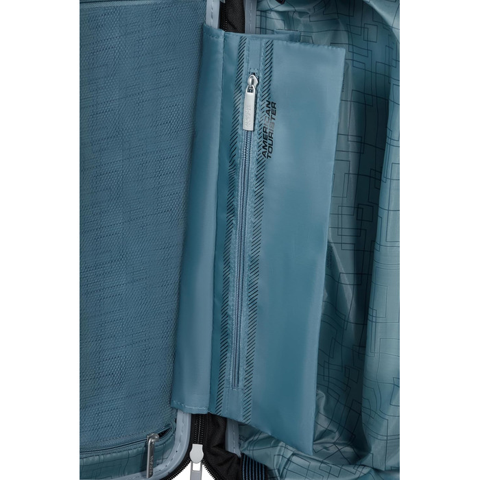 Валіза American Tourister Aerostep Spinner S, розширювана, 55 см, 36/40 л, зелена (Dark Forest), ручна поклажа