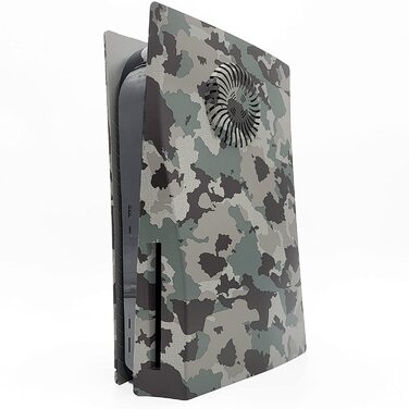 Змінна камуфляжна панель MatoSan для PS5 Disc Edition, чорна, аксесуари та захисна накладка на бокові сторони консолі
