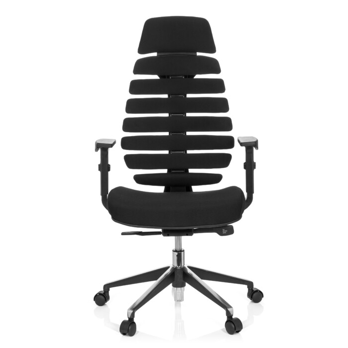 Офісне крісло / поворотне крісло ERGO LINE II PRO Тканина Чорний HJH OFFICE