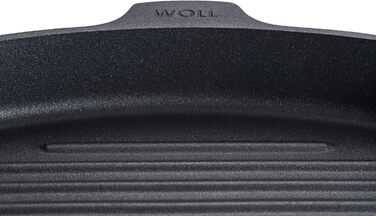 Сковорода-гриль Woll Diamond Lite, квадратна, антипригарна, 24x24 см, знімна ручка, для газу, електро та склокераміки