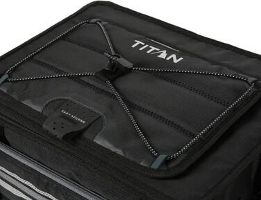 Термобокс TITAN для 40 банок + лід, 5 шарів ізоляції, зберігає лід до 2 днів, чорний