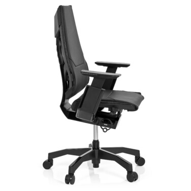 Офісне крісло GENIDIA BLACK з екошкіри, чорне hjh OFFICE