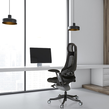 Офісне крісло / Обертове крісло SPEKTRE BLACK Тканина Black hjh OFFICE