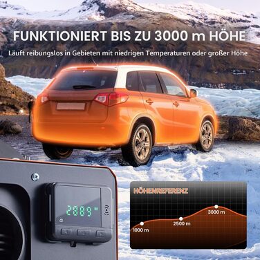 Автономний дизельний обігрівач повітря VEVOR 12V 8кВт з LCD-дисплеєм та пультом керування (10 м) для авто, автобусів та вантажівок