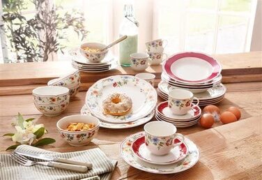 Набір порцелянових тарілок Creatable, 12 шт, червоні
