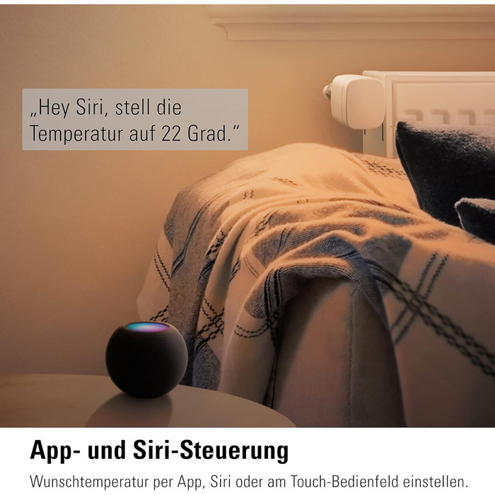 Розумний термостат для радіатора Eve Thermo (Apple HomeKit), білий