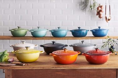 Каструля Le Creuset Signature La Marmite з чавуну 26 см, 4,1 л, для всіх типів плит та індукції, червона
