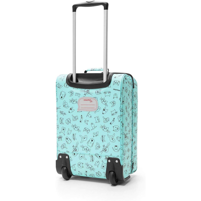 Дитяча валіза на колесах reisenthel Trolley XS, легка та практична, дизайн Cats and Dogs Mint