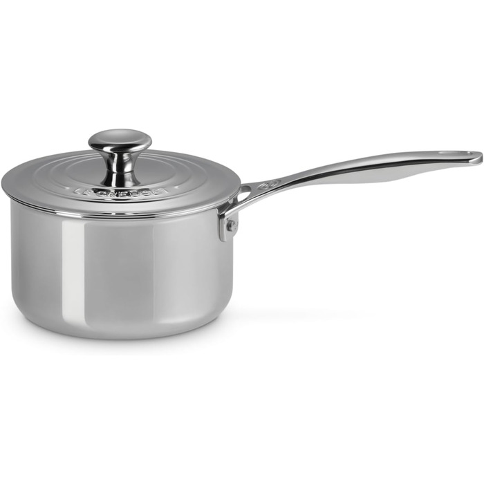 Каструля Le Creuset Signature з кришкою та ручкою, нержавіюча сталь, Ø 16 см, 1.9 л