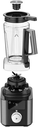 Блендер WMF Master Hochleistungsmixer 1.75л, 1600 Вт, подрібнювач льоду, електричний, для смузі та коктейлів