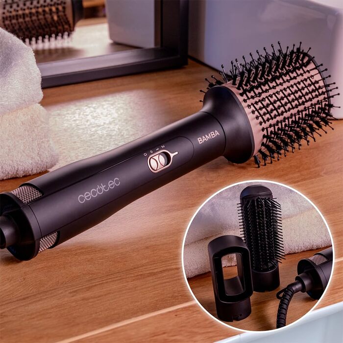 Фен-щітка Cecotec Bamba CeramicCare 5-в-1 Pro 1000W з керамікою та іонізацією