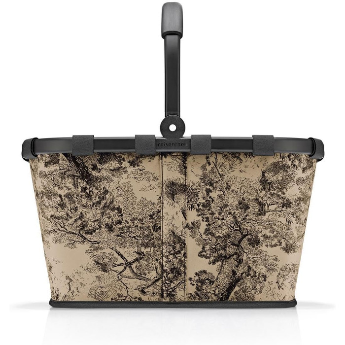 Сумка-шопер Reisenthel Carry Bag – стабільний кошик для покупок з великим об'ємом та практичною внутрішньою кишенею. Елегантний та водостійкий дизайн (Jacquard Brown, Single)