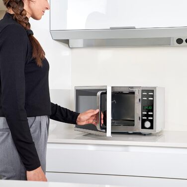 Мікрохвильова піч Black+Decker BXMZ901E з грилем і конвекцією, 25 л, сіра