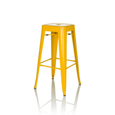 Барний стілець VANTAGGIO HIGH, металік жовтий, OFFICE