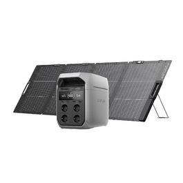 Портативна електростанція EcoFlow DELTA 3 Plus 1024 Вт·год, LiFePO4 акумулятор, 1800 Вт (пік 3600 Вт), сонячний генератор для кемпінгу та резервного живлення, швидка зарядка