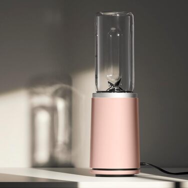 Блендер портативний WMF Mix & Go Touch Smoothie Maker 500 Вт, пляшка для смузі, нержавіюча сталь, рожевий (Pearl Blush)