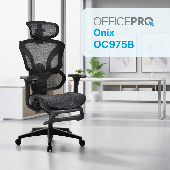 Крісло офісне OfficePro Onix OC975B Black