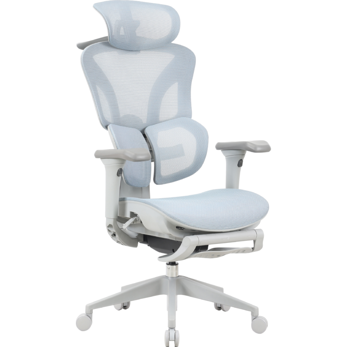 Крісло офісне OfficePro Elite OC950GLB Gray/Light Blue