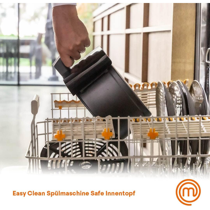 Аерофритюрниця MasterChef 4.5Л 1400Вт з цифровим сенсорним керуванням, 7 програм, без олії, функція підігріву та розігріву, 80-200°C