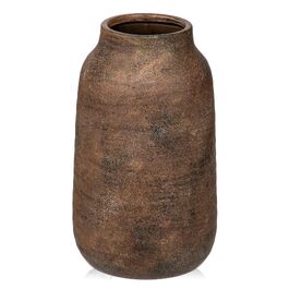 Декоративна ваза для квітів Keramik Rund, коричнева, 28x15 см, стиль Shabby Chic