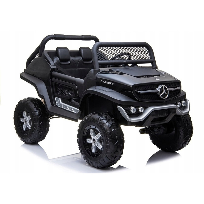 Дитяче електромобіле Mercedes Unimog, чорний, LEAN CARS