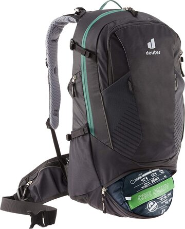 Чоловічий велосипедний рюкзак Deuter Trans Alpine 30 л, чорний