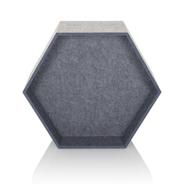 Акустичний роздільник / звукопоглинач FLEXMIUT STORE B 36x54,5*25, модульний PET, сірий, hjh OFFICE