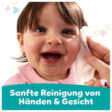 Дитячі вологі серветки Pampers Sensitive, без ароматизантів, для чутливої шкіри, 12 упаковок по 52 шт (загалом 624 шт)