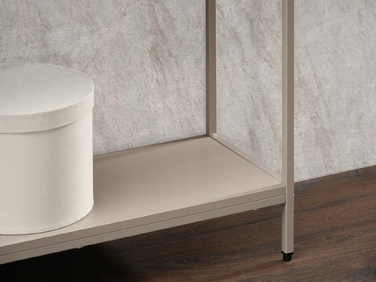 Консольний столик Mebel-Partner, відтінки бежевого, матовий, 80 x 75 x 30 см