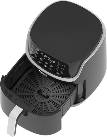 Цифрова аерофритюрниця XL 8 л AF13D, 13 програм, без масла, 80-200°C, чорна