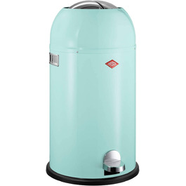 Смітник Wesco Kickmaster 33 л м'ятний металевий, 37.5x37.5x69 см