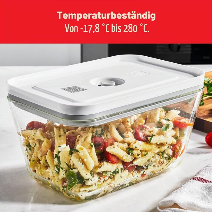 Вакуумний набір скляних контейнерів для зберігання продуктів ZWILLING Fresh & Save, 3 шт.