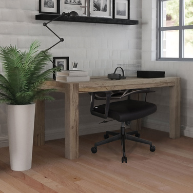Офісне крісло / поворотне крісло ENCO Mesh Black Foldable hjh OFFICE