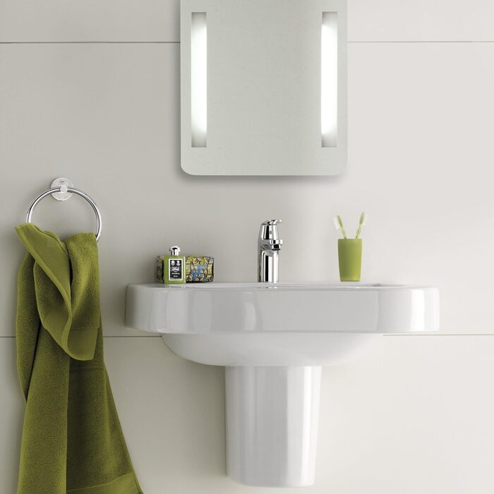 Змішувач для ванної кімнати GROHE Eurosmart Cosmopolitan, хром, 30 см, водозберігаючий, з витяжною штангою, 32830001