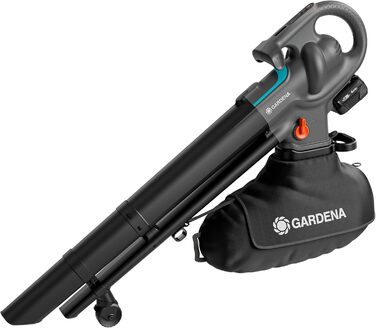 Пилосос-подрібнювач листя Gardena PowerJetCollect з потужним всмоктуванням та металевим ротором