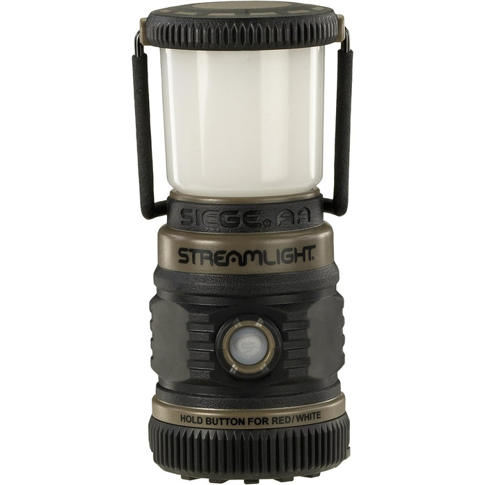 Ліхтар кемпінговий Streamlight Siege 200 люмен, на батарейках AA, ручний, для роботи та відпочинку, койот